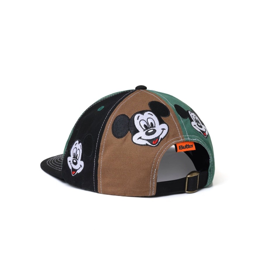 Accessories Butter Goods | Mickey 6 Panel Cap,Army/Khaki/Black