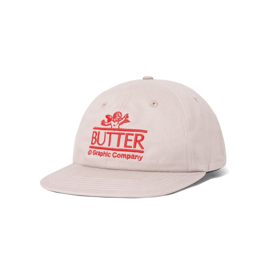 Accessories Butter Goods | Cherub 6 Panel Cap,Khaki