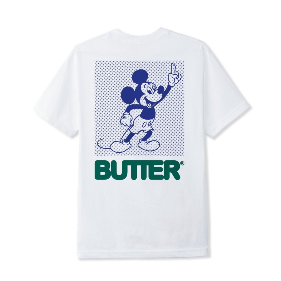 Clothing Butter Goods | Halftone Tee,White