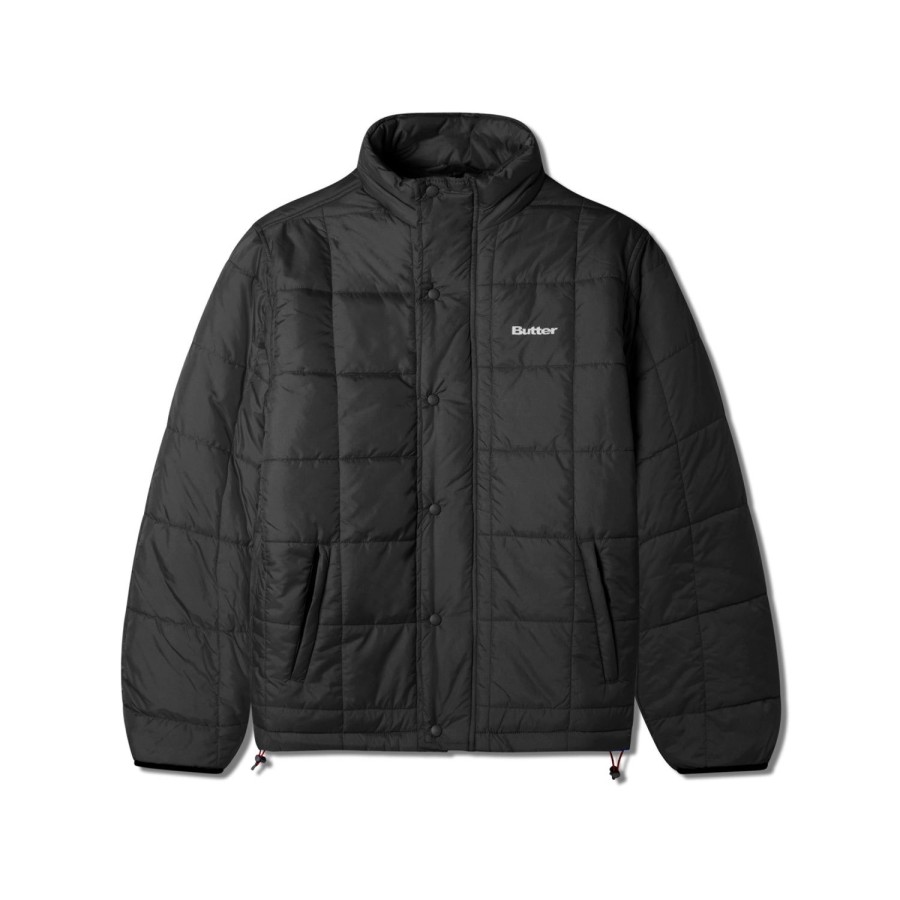 Clothing Butter Goods | Grid Puffer Jacket,Black