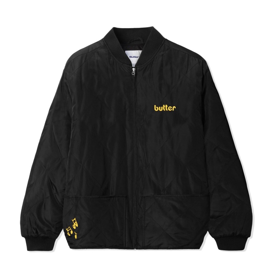 Clothing Butter Goods | Noise Pollution Quilted Work Jacket,Black