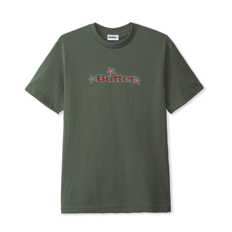 Clothing Butter Goods | Star Logo Tee,Army