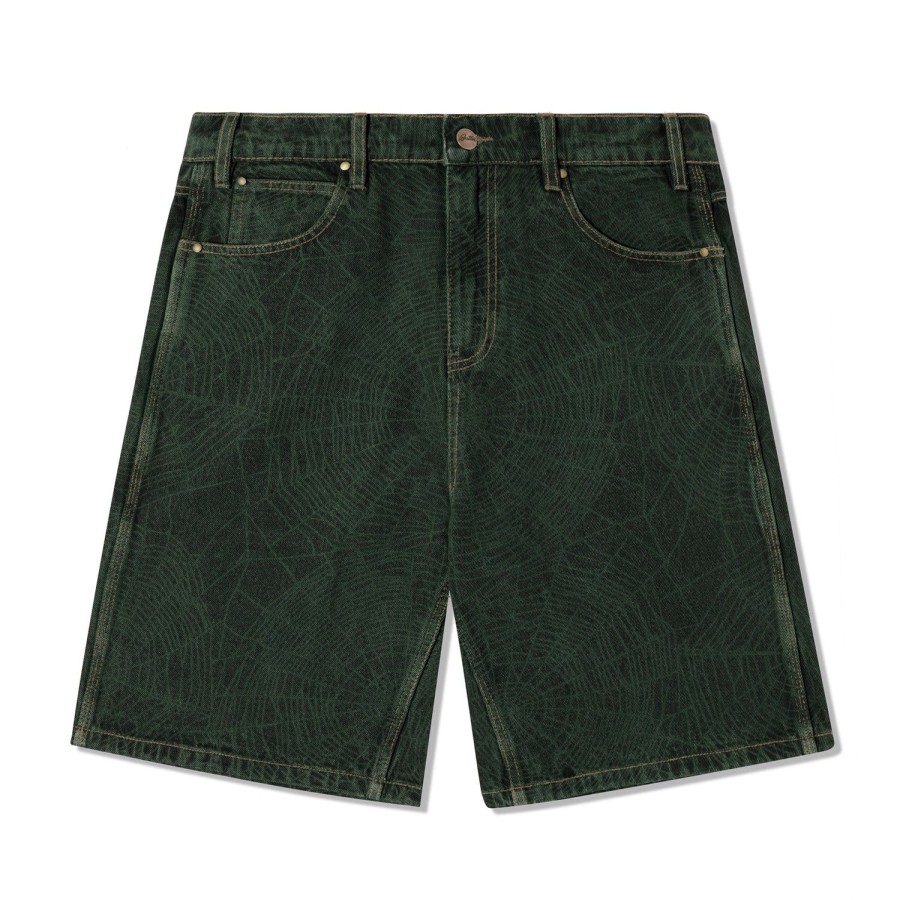 Clothing Butter Goods | Web Denim Shorts,Fern