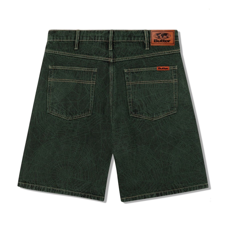 Clothing Butter Goods | Web Denim Shorts,Fern