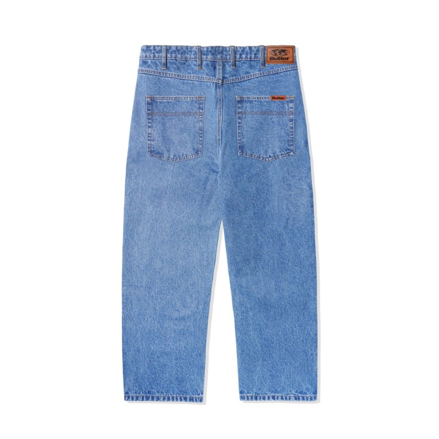 Clothing Butter Goods | Relaxed Denim Jeans,Washed Indigo