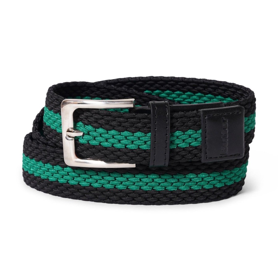 Accessories Butter Goods | Braided Belt,Black/Green