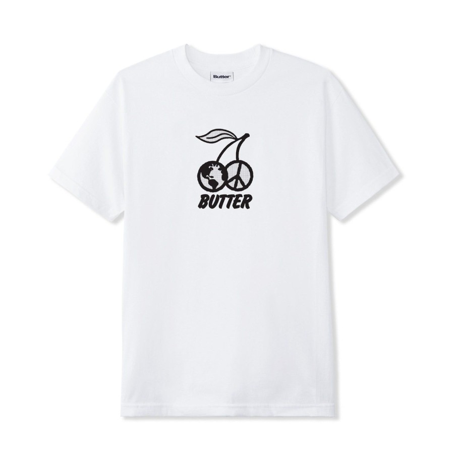 Clothing Butter Goods | Cherry Tee,White