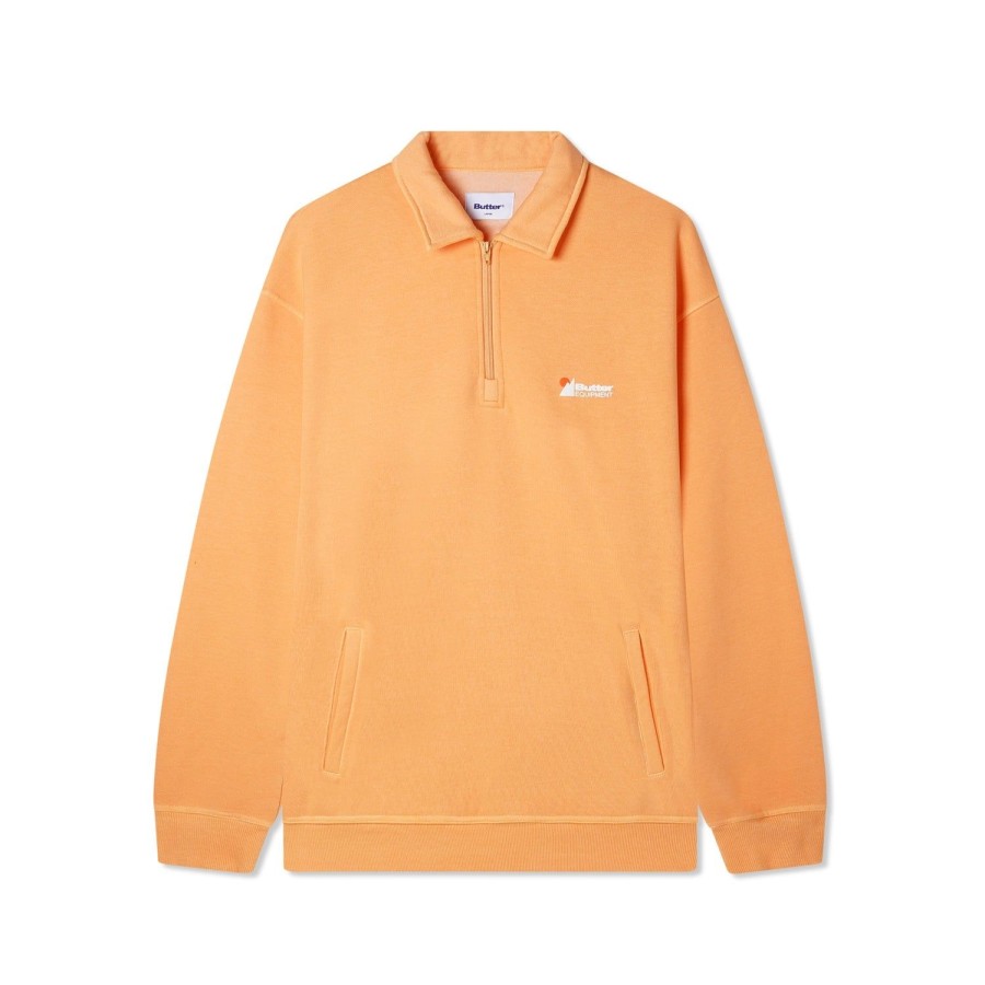 Clothing Butter Goods | Pigment Dye 1/4 Zip Pullover,Sorbet