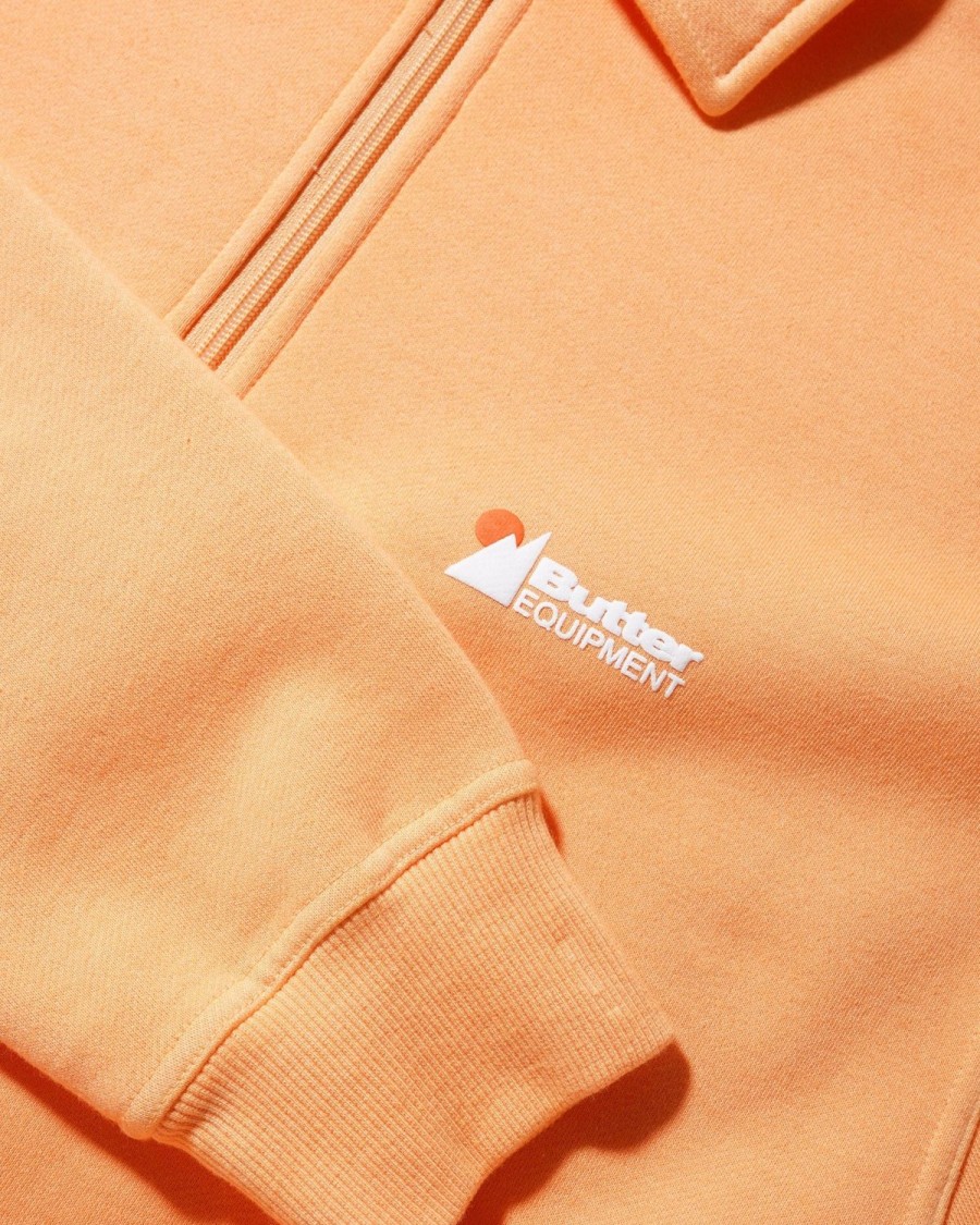 Clothing Butter Goods | Pigment Dye 1/4 Zip Pullover,Sorbet