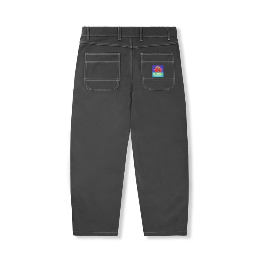 Clothing Butter Goods | Work Double Knee Pants,Charcoal