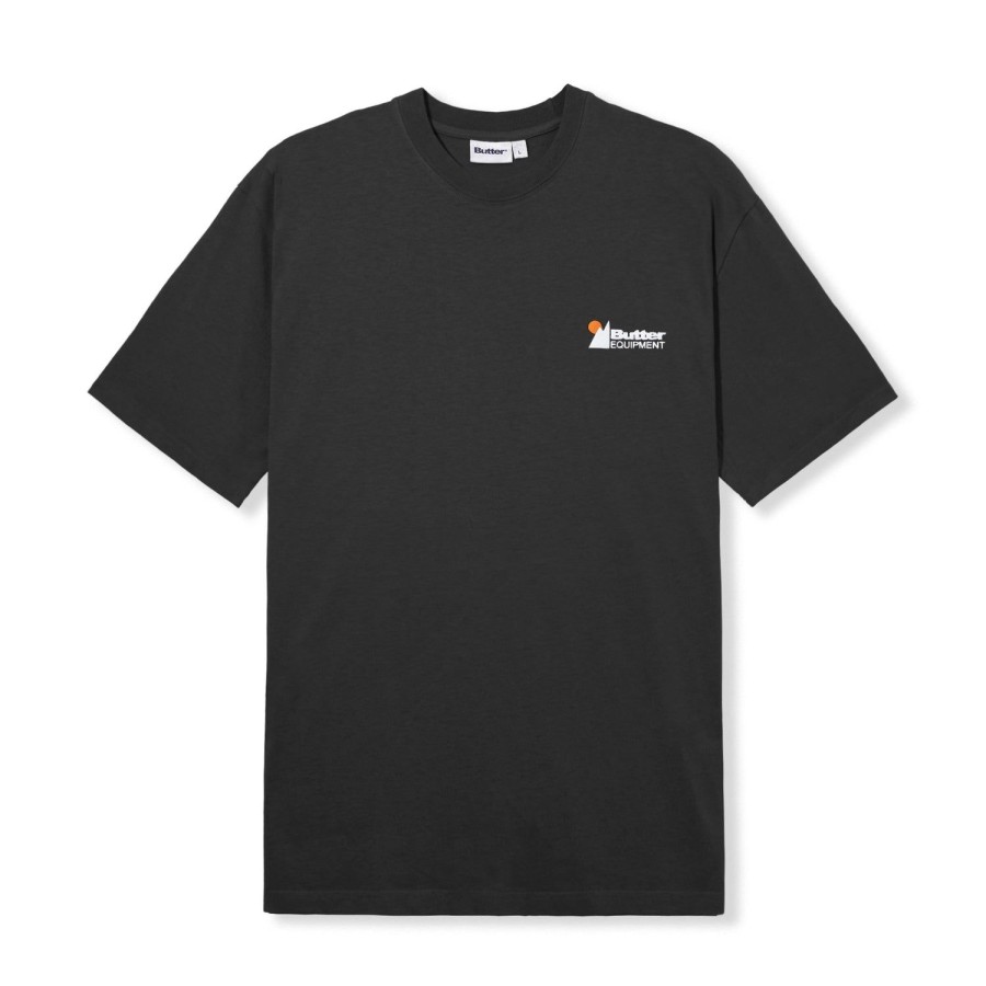 Clothing Butter Goods | Equipment Pigment Dye Tee,Washed Black