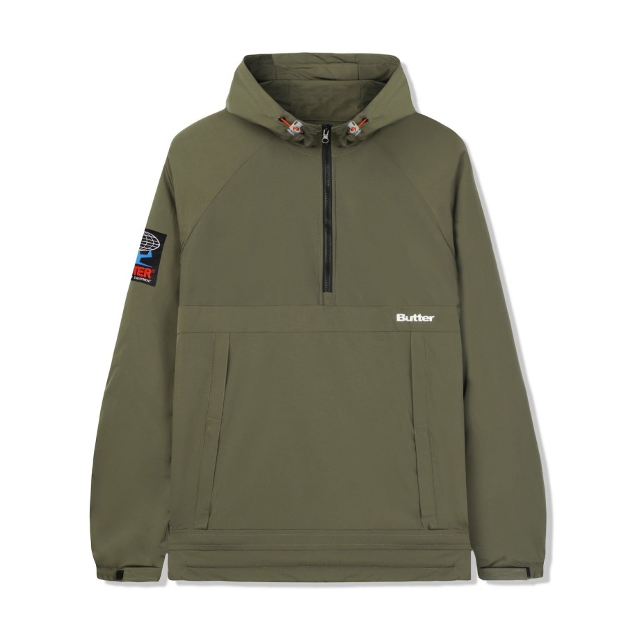 Clothing Butter Goods | Alpine Anorak Jacket,Army