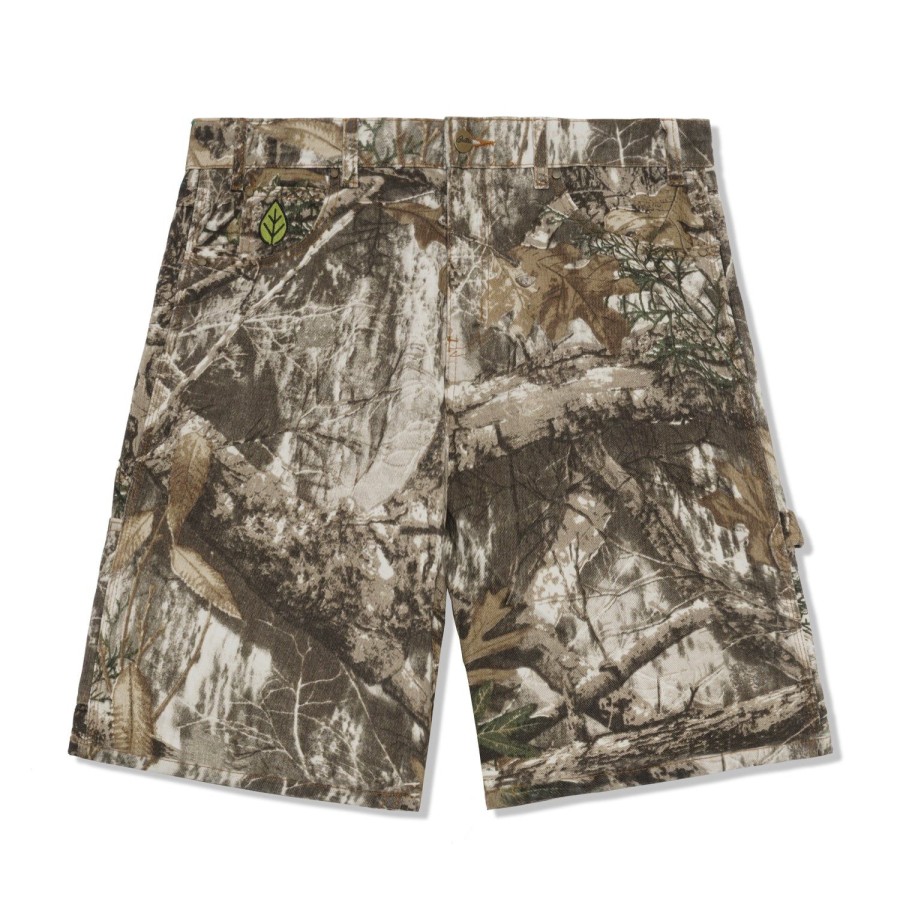 Clothing Butter Goods | Weathergear Heavy Weight Denim Shorts,Forest Camo