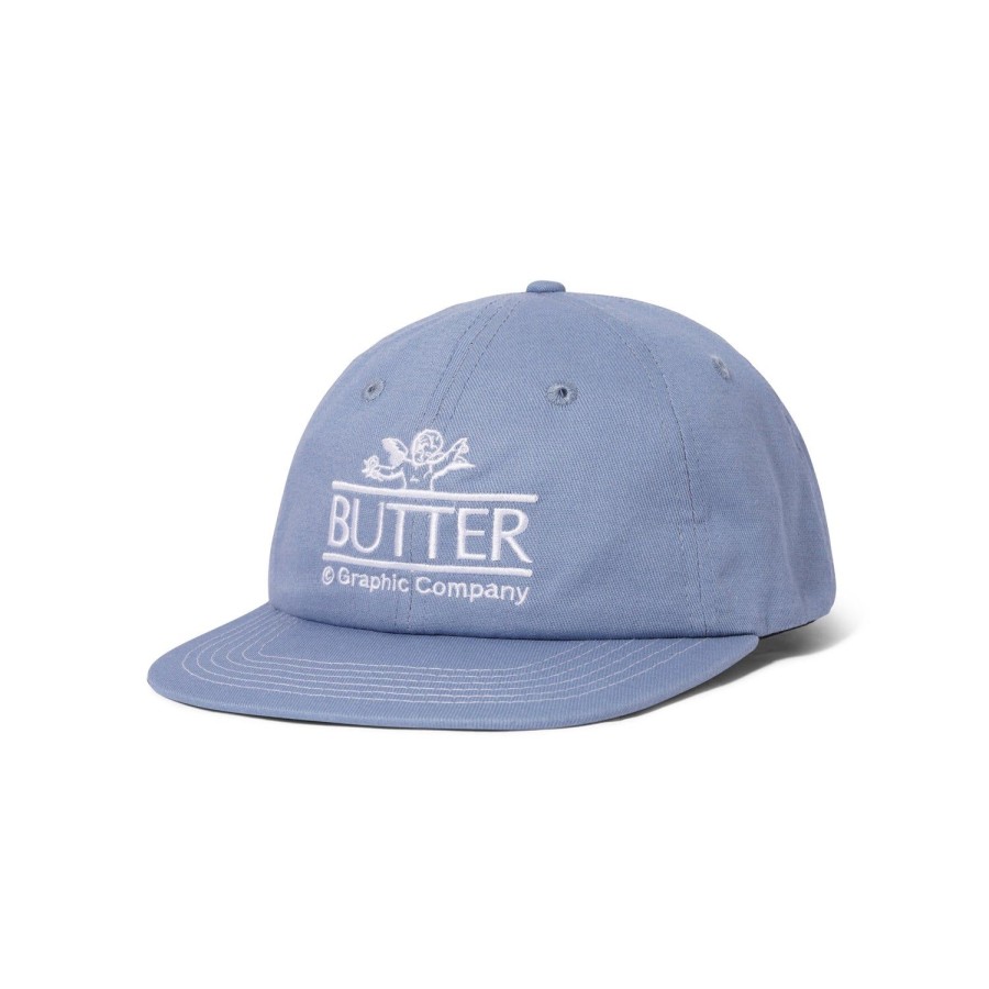 Accessories Butter Goods | Cherub 6 Panel Cap,Slate