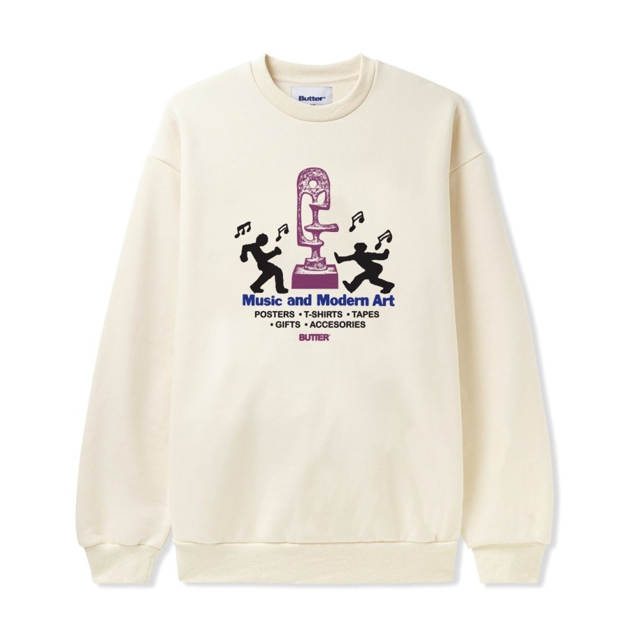 Clothing Butter Goods | Gallery Crewneck,Cream