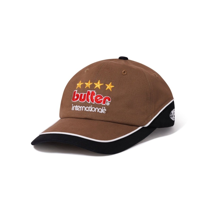 Accessories Butter Goods | Internationale 6 Panel Cap,Brown/Black