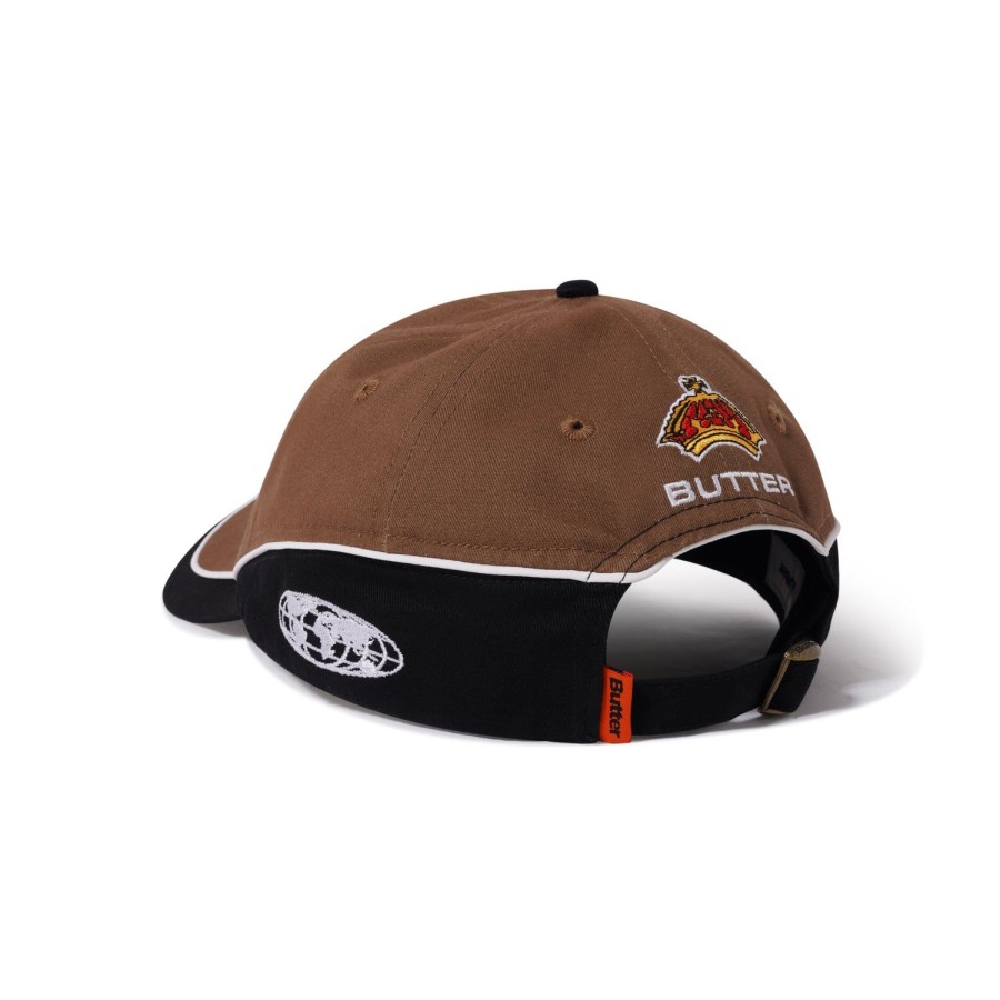 Accessories Butter Goods | Internationale 6 Panel Cap,Brown/Black