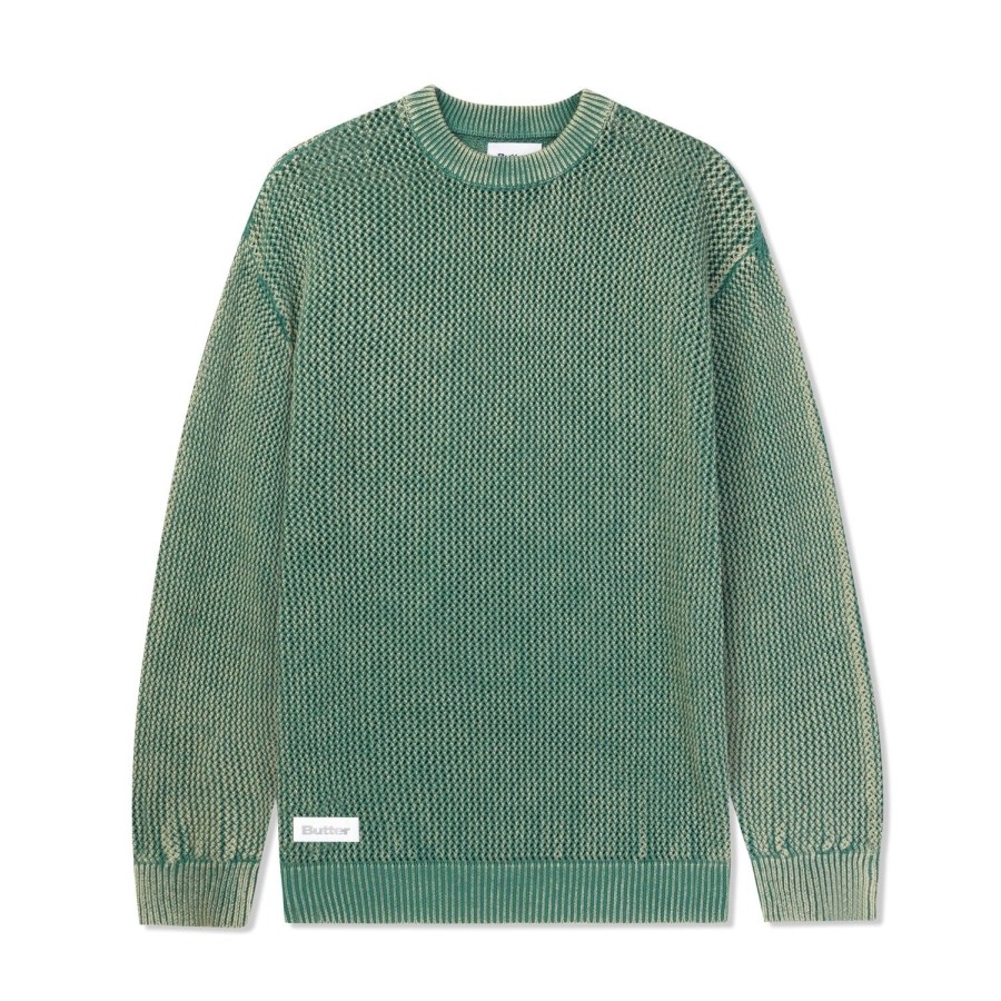 Clothing Butter Goods | Washed Knitted Sweater,Washed Army