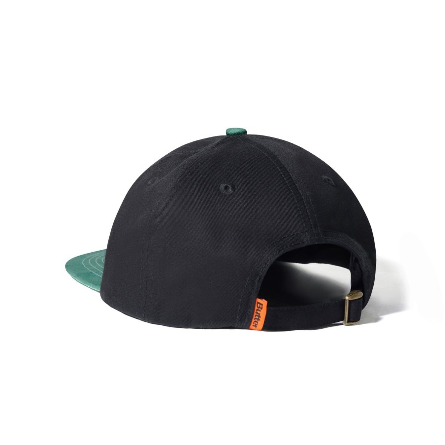 Accessories Butter Goods | Scribble 6 Panel Cap,Black/Sage