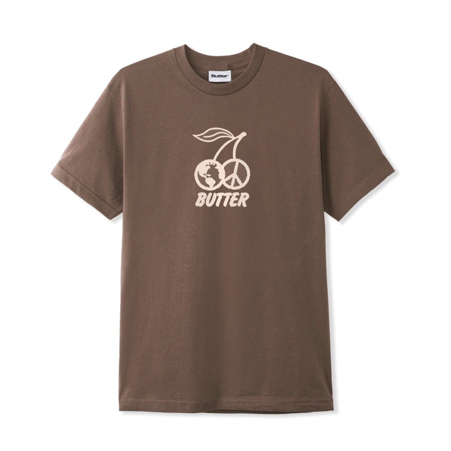 Clothing Butter Goods | Cherry Tee,Brown