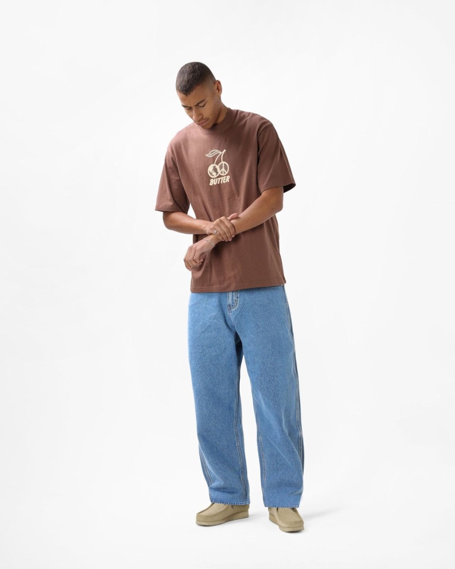 Clothing Butter Goods | Cherry Tee,Brown