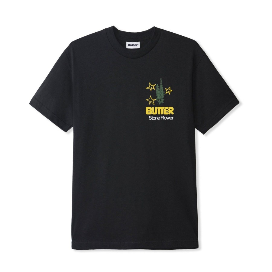 Clothing Butter Goods | Stone Flower Tee,Black