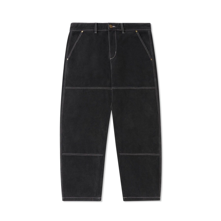 Clothing Butter Goods | Work Double Knee Pants,Washed Black