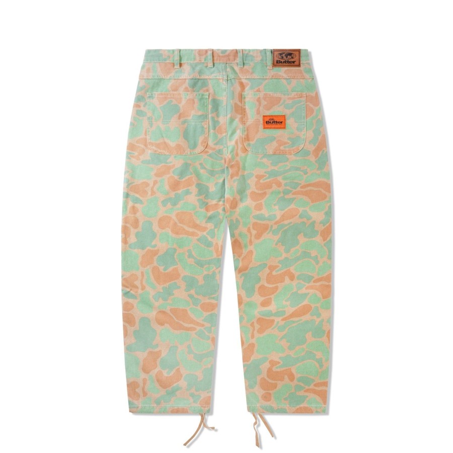 Clothing Butter Goods | Santosuosso Camo Pants,Washed Camo