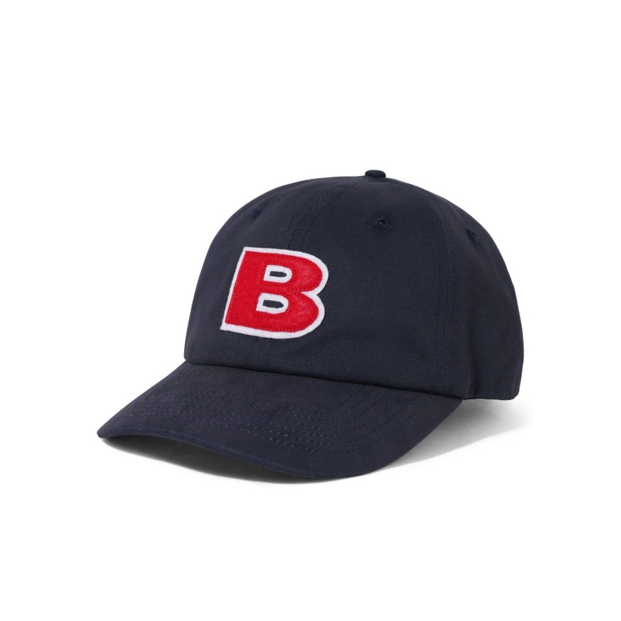 Accessories Butter Goods | B Logo 6 Panel Cap,Navy