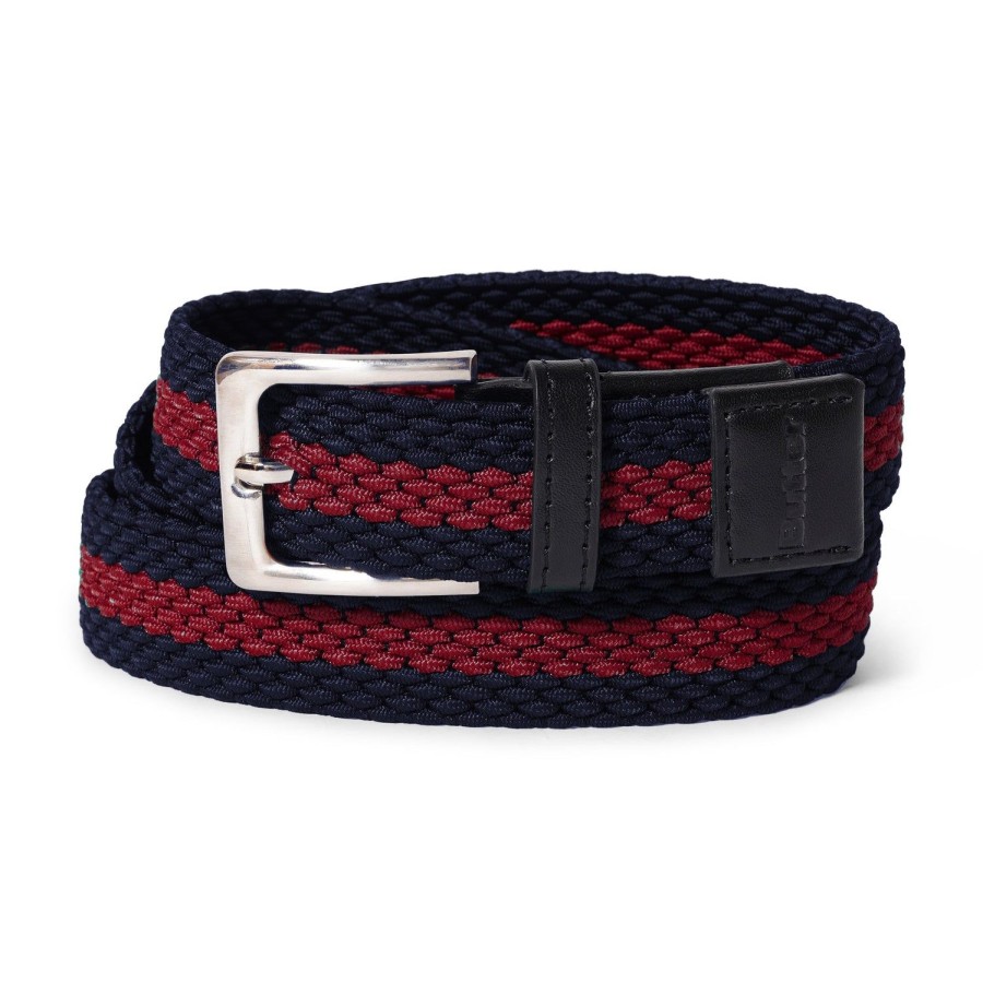 Accessories Butter Goods | Braided Belt,Navy/Red