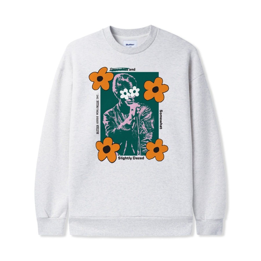 Clothing Butter Goods | Dazed Crewneck,Ash Grey