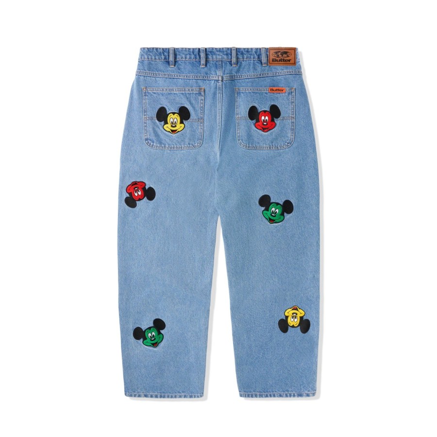 Clothing Butter Goods | Mickey Denim Jeans,Washed Indigo