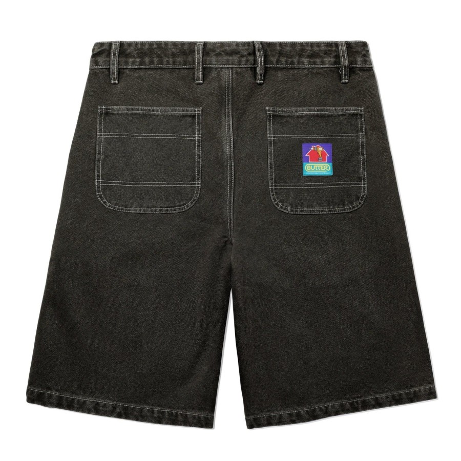 Clothing Butter Goods | Work Shorts,Washed Black