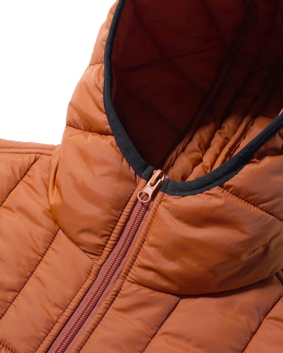 Clothing Butter Goods | Anorak Puffer Jacket,Rust