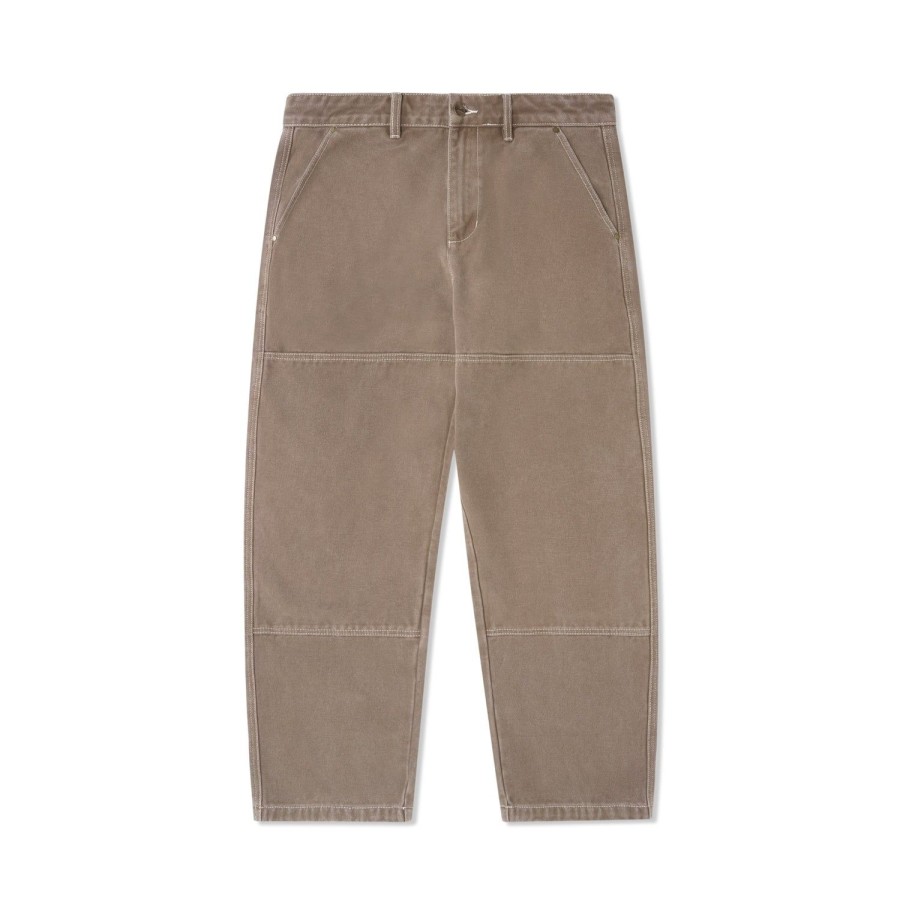 Clothing Butter Goods | Work Double Knee Pants,Washed Brown