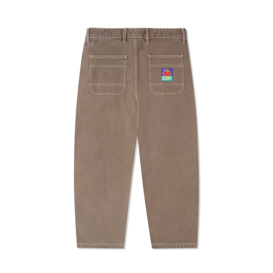 Clothing Butter Goods | Work Double Knee Pants,Washed Brown