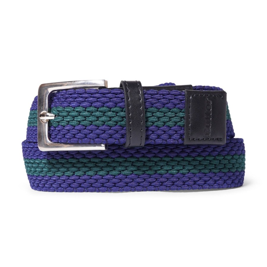 Accessories Butter Goods | Braided Belt,Navy/Green