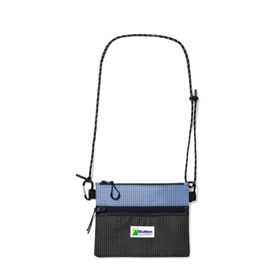 Accessories Butter Goods | Paneled Ripstop Side Bag,Light Blue/Black