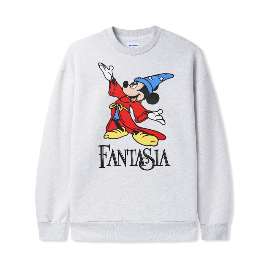 Clothing Butter Goods | Fantasia Crewneck,Ash Grey