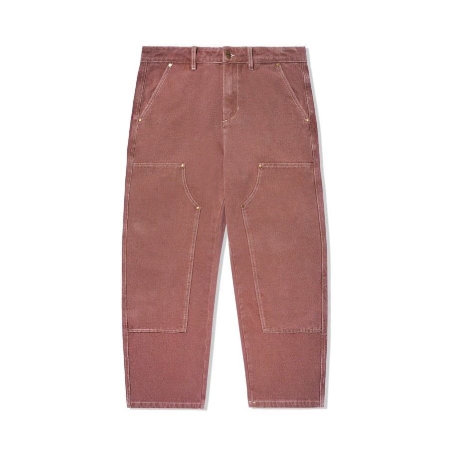 Clothing Butter Goods | Washed Canvas Double Knee Pants,Brick