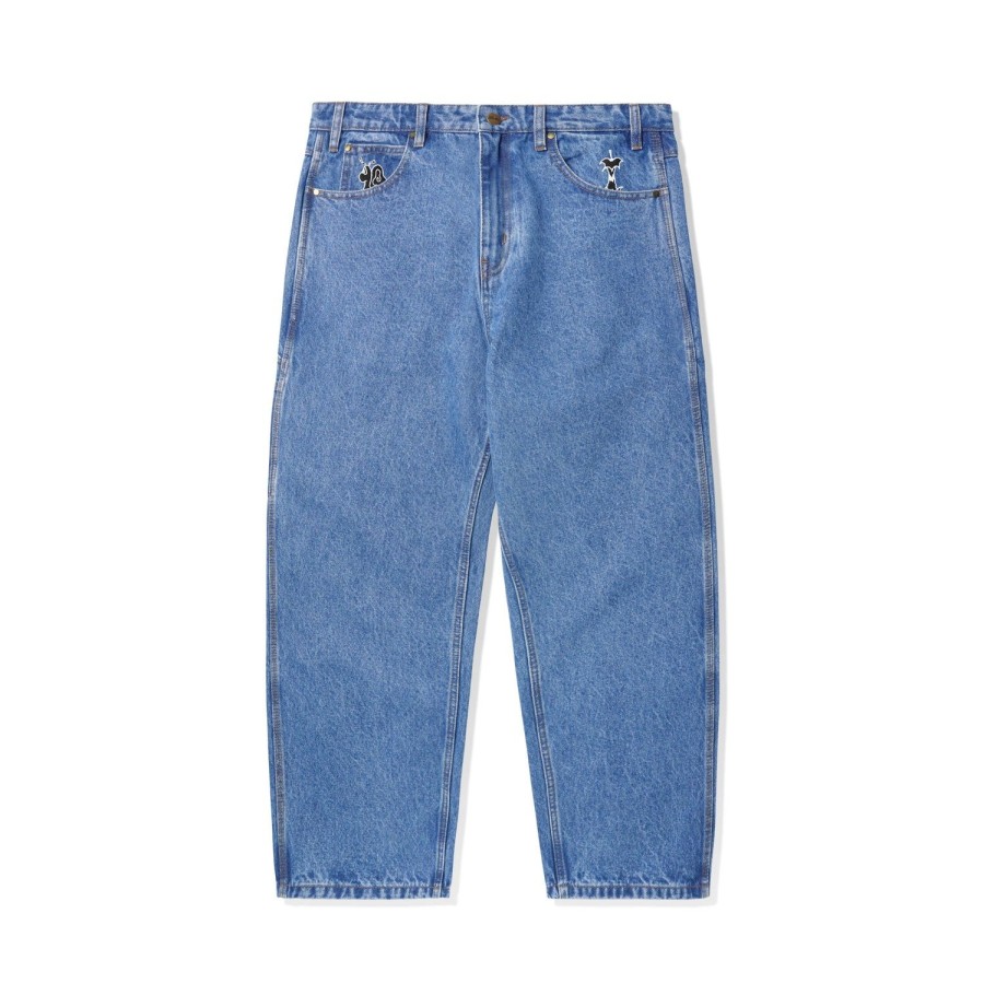 Clothing Butter Goods | Critter Denim Jeans,Washed Indigo