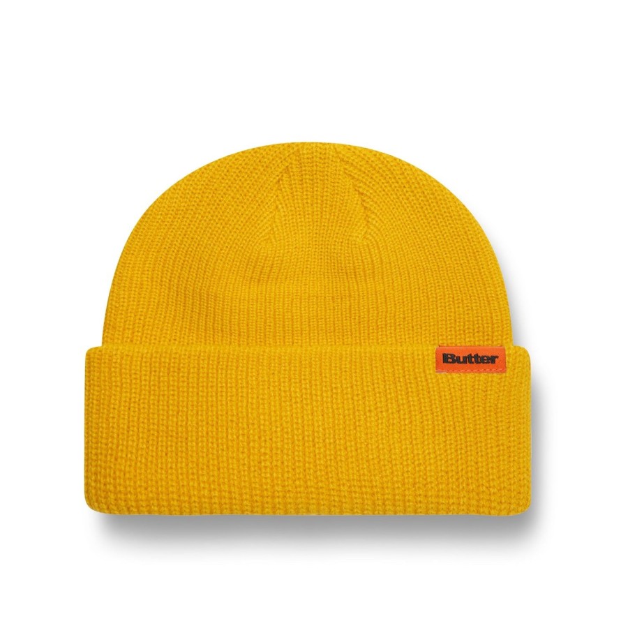 Accessories Butter Goods | Tall Wharfie Beanie,Yellow