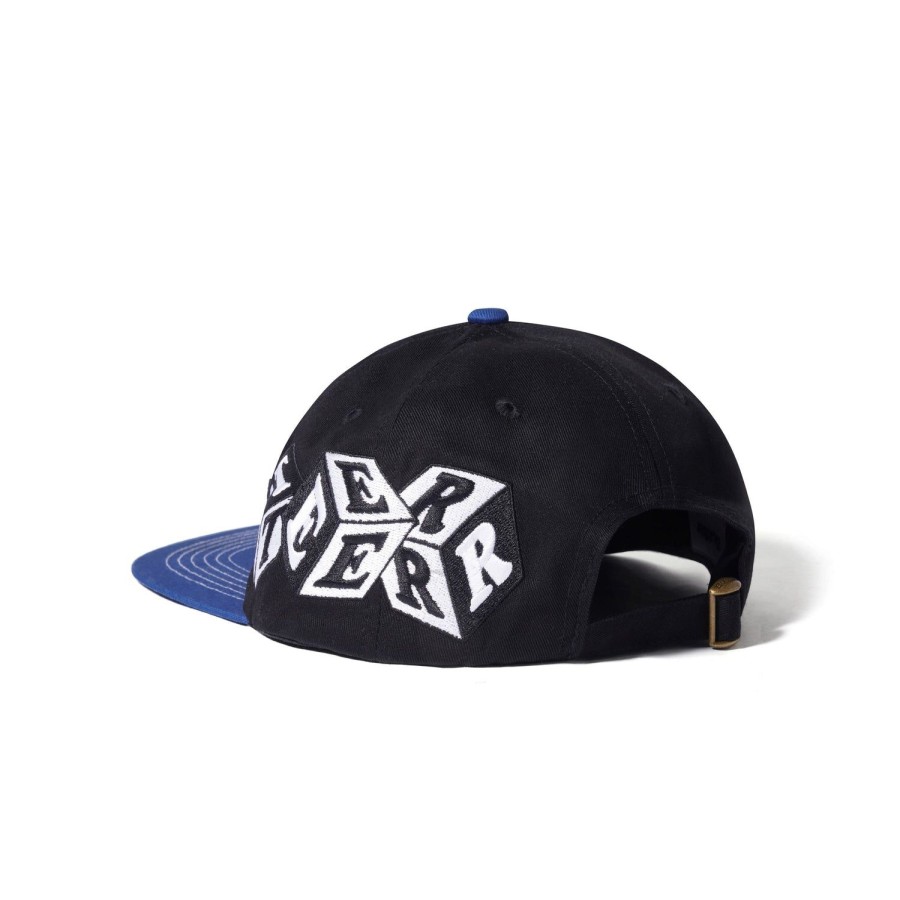 Accessories Butter Goods | Cubes 6 Panel Hat,Black/Royal Blue