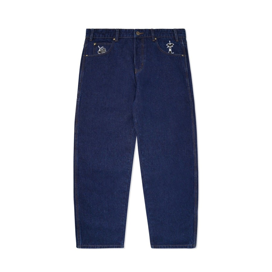 Clothing Butter Goods | Critter Denim Jeans,Dark Indigo