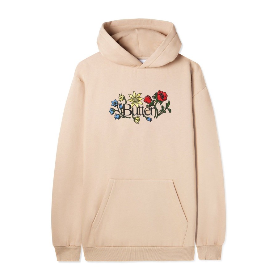 Clothing Butter Goods | Floral Embroidered Pullover,Tan