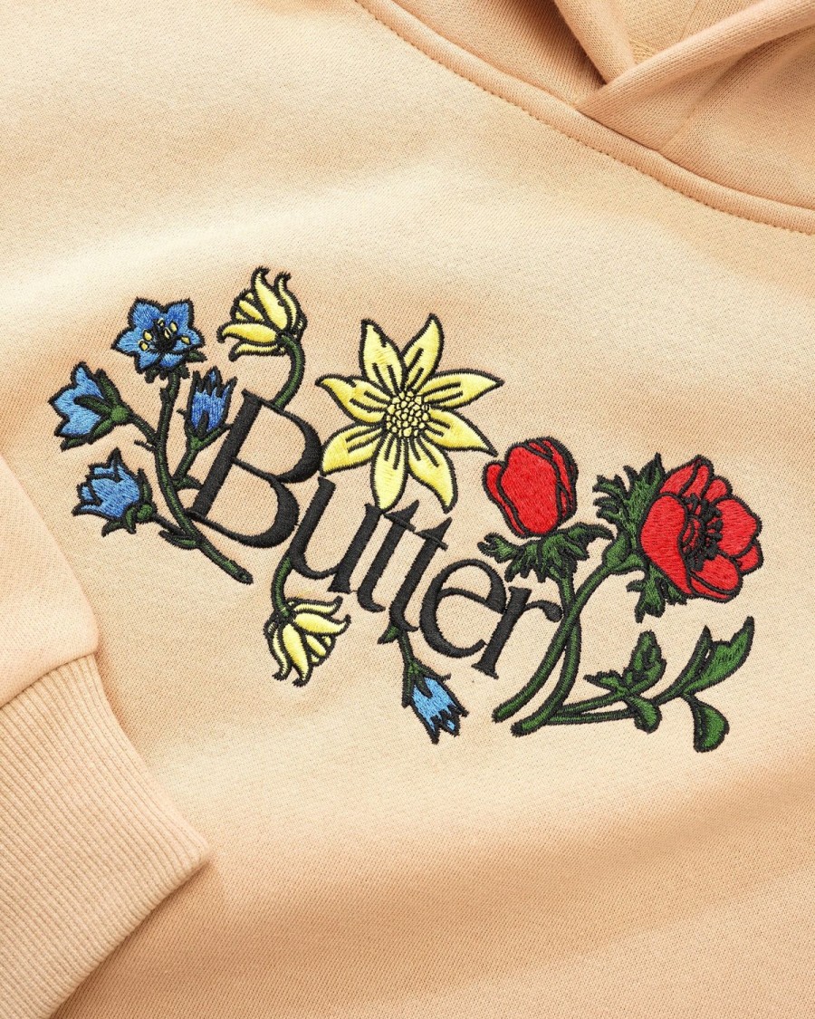 Clothing Butter Goods | Floral Embroidered Pullover,Tan