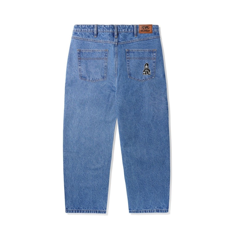 Clothing Butter Goods | Hound Denim Jeans,Washed Indigo