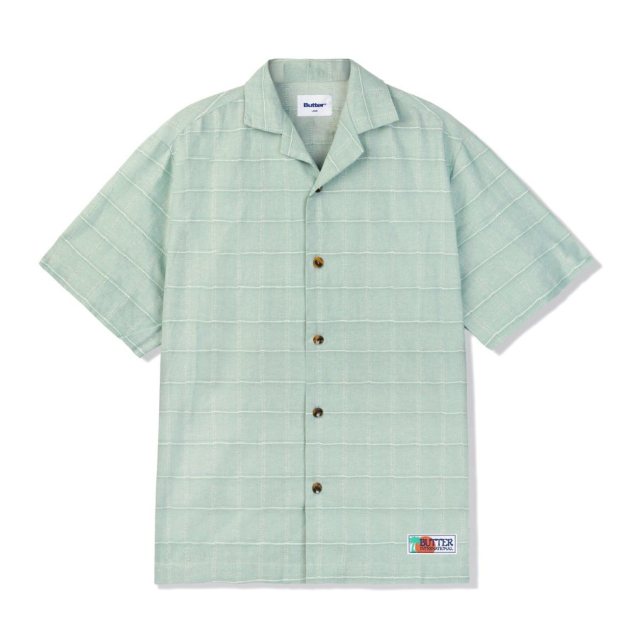 Clothing Butter Goods | Pacific S/S Shirt,Pale Green