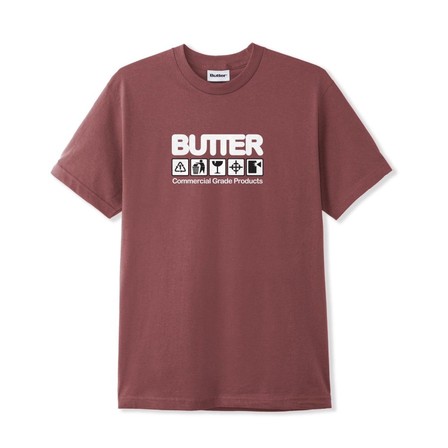 Clothing Butter Goods | Symbols Tee,Rhubarb