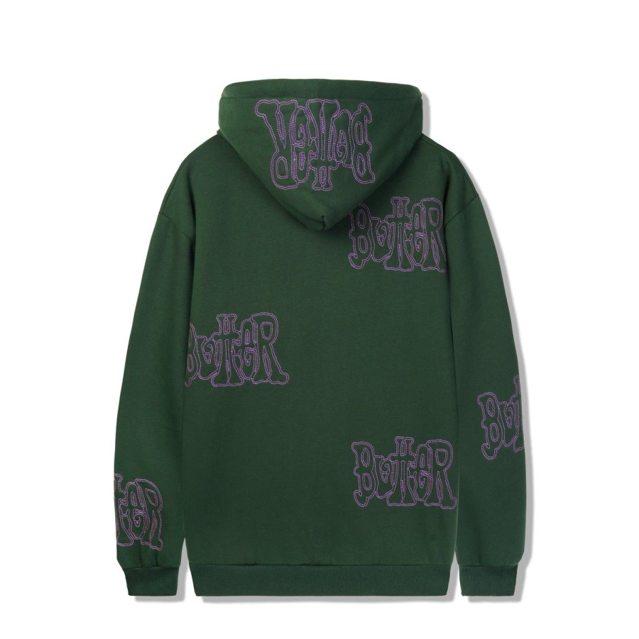 Clothing Butter Goods | Tour Zip-Thru Hood,Dark Green